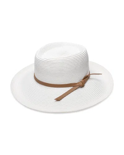 Physician Endorsed Aurora Toyo Hat In White Brown