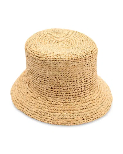 Physician Endorsed Autumn Straw Bucket Hat In Brown