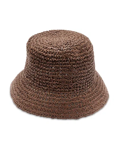 Physician Endorsed Autumn Straw Bucket Hat In Red