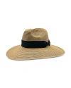 Physician Endorsed Cordoba Packable Straw Hat In Tan/black