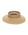 Physician Endorsed Maddie Packable Straw Hat In Tan