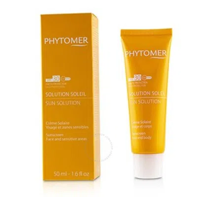 Phytomer Ladies Sun Solution Sunscreen Spf 30 Lotion 1.6 oz Skin Care 3530013000577 In Coral / Cream