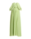Pia B. Concept Woman Maxi Dress Lime Green Size L Polyester