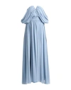 Pia B. Concept Woman Maxi Dress Slate Blue Size M Polyester
