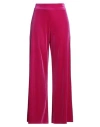 Pia B. Concept Woman Pants Magenta Size M Polyester, Elastane