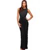 Pia Gladys Perey Ambrosia Maxi Dress In Black