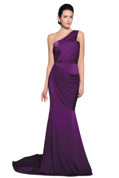 Pia Gladys Perey Garyn In Eggplant