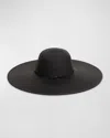 Pia Rossini Romero Large Brim Hat In Black