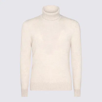 Piacenza 1733 Beige Wool Knitwear In White