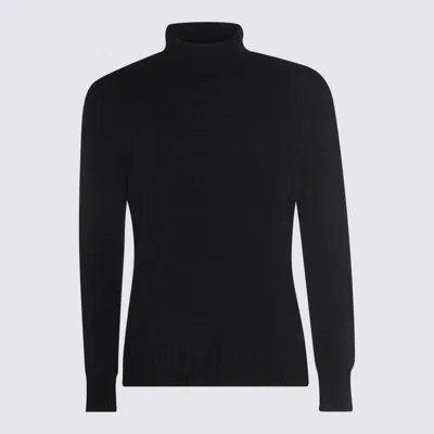 Piacenza 1733 Black Wool Knitwear