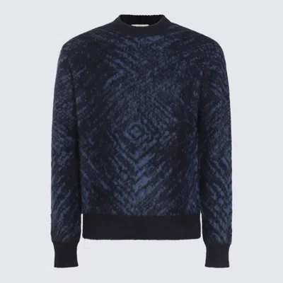 Piacenza 1733 Dark Blue Wool Knitwear