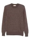 Piacenza 1733 Long Sleeve Crew-neck Sweater In Gray