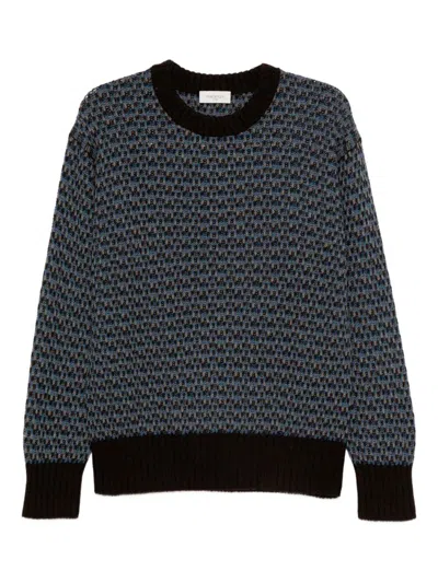 Piacenza 1733 Long Sleeve Crew-neck Sweater In Black
