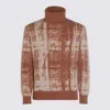 Piacenza 1733 Maglie Fantasia In Brown