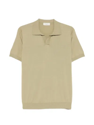 Piacenza 1733 `sailor` Short Sleeve Polo In Green