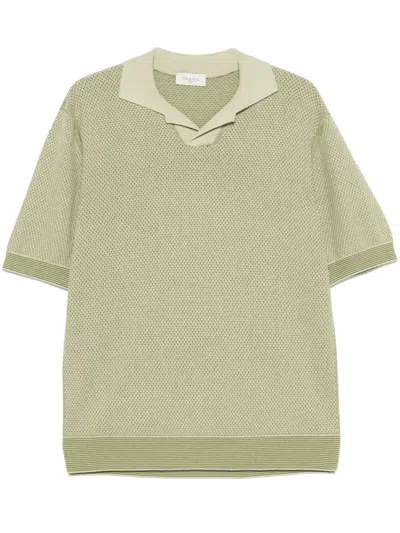 Piacenza 1733 Short Sleeve Polo In Green