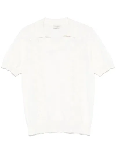 Piacenza 1733 Short Sleeve Polo In White