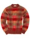Piacenza 1733 Textured Knit Wool Crew-neck Sweater In Multi