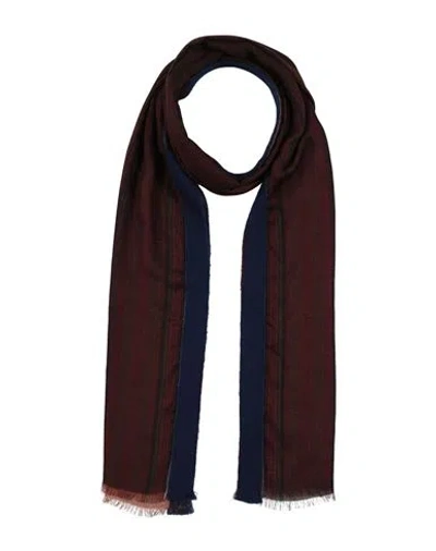 Piacenza Cashmere 1733 Man Scarf Midnight Blue Size - Modal, Wool