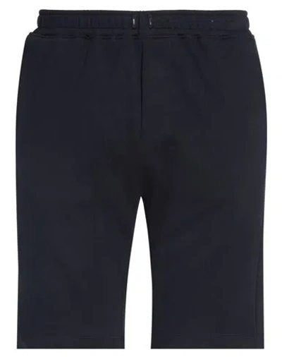 Piacenza Cashmere 1733 Man Shorts & Bermuda Shorts Midnight Blue Size 34 Cotton, Polyamide, Elastane