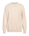 Piacenza Cashmere 1733 Man Sweater Beige Size 44 Cashmere