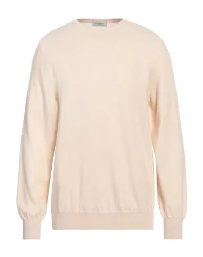 Piacenza Cashmere 1733 Man Sweater Beige Size 44 Cashmere