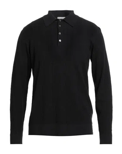 Piacenza Cashmere 1733 Man Sweater Black Size 40 Wool