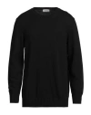 Piacenza Cashmere 1733 Man Sweater Black Size 48 Virgin Wool