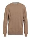 Piacenza Cashmere 1733 Man Sweater Camel Size 46 Cashmere