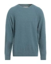 Piacenza Cashmere 1733 Man Sweater Deep Teal Size 40 Cashmere In Green