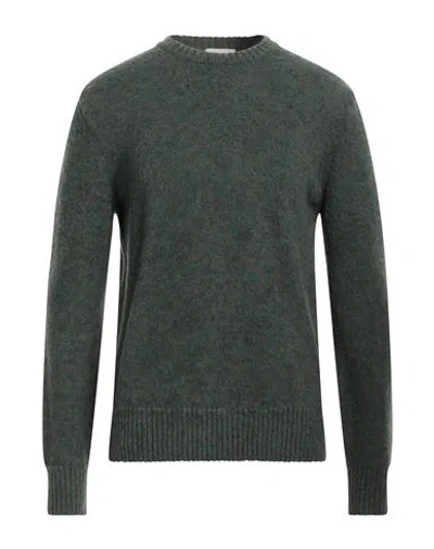 Piacenza Cashmere 1733 Man Sweater Green Size 42 Cashwool