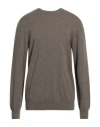 Piacenza Cashmere 1733 Man Sweater Khaki Size 46 Cashmere In Beige
