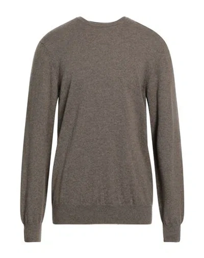 Piacenza Cashmere 1733 Man Sweater Khaki Size 46 Cashmere In Beige
