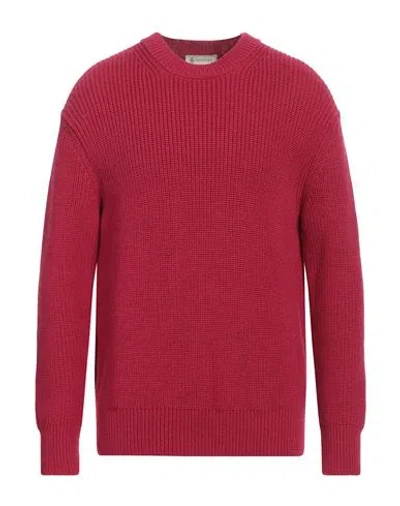 Piacenza Cashmere 1733 Man Sweater Magenta Size 40 Virgin Wool