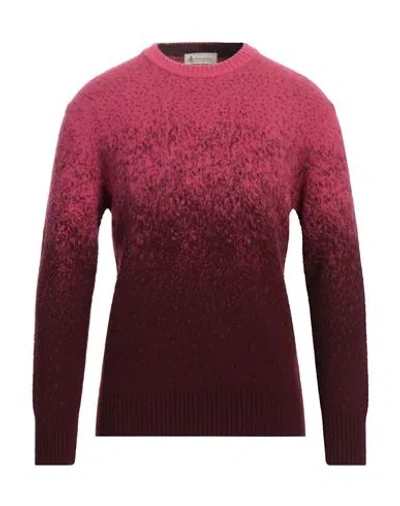 Piacenza Cashmere 1733 Man Sweater Mauve Size 40 Virgin Wool In Purple