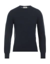 Piacenza Cashmere 1733 Man Sweater Midnight Blue Size 36 Cashmere In Black