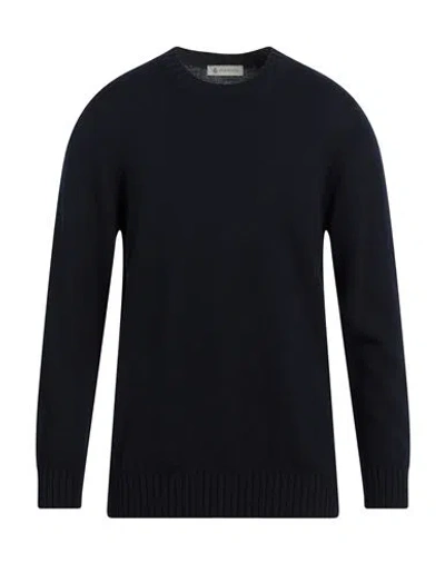 Piacenza Cashmere 1733 Man Sweater Midnight Blue Size 44 Cashmere