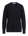 Piacenza Cashmere 1733 Man Sweater Midnight Blue Size 44 Wool