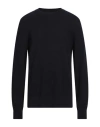 Piacenza Cashmere 1733 Man Sweater Midnight Blue Size 46 Virgin Wool In Black