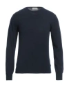 Piacenza Cashmere 1733 Man Sweater Midnight Blue Size 48 Cashmere