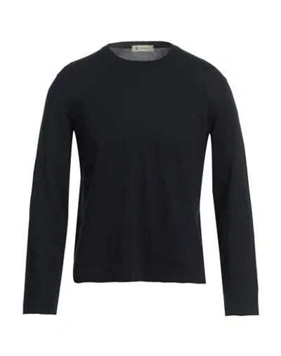 Piacenza Cashmere 1733 Man Sweater Navy Size 36 Cotton