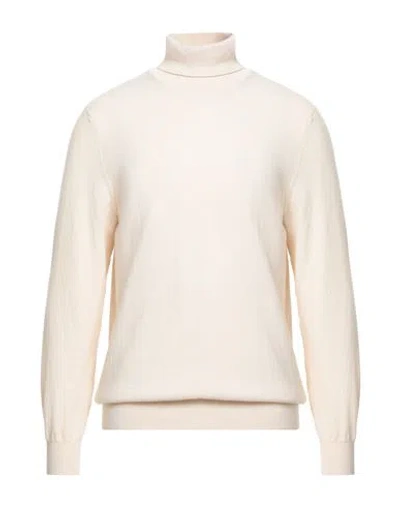 Piacenza Cashmere 1733 Man Turtleneck Ivory Size 44 Cashmere