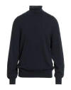 Piacenza Cashmere 1733 Man Turtleneck Midnight Blue Size 46 Cashmere