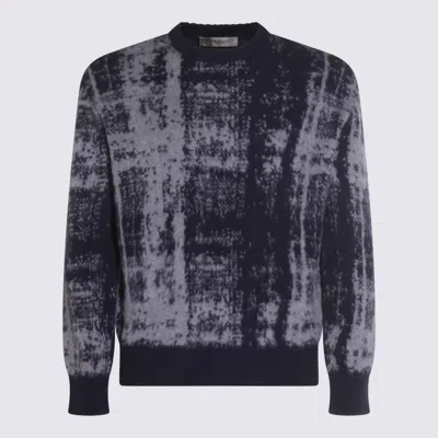 PIACENZA CASHMERE BLUE WOOL KNITWEAR