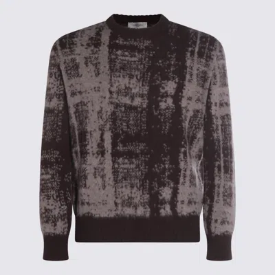 PIACENZA CASHMERE BROWN WOOL KNITWEAR