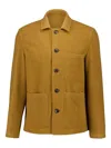 Piacenza Cashmere Button-up Cashmere Shirt Jacket In Brown