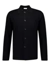 Piacenza Cashmere Button-up Pocket Jacket In Black
