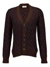 Piacenza Cashmere Button-up V-neck Cashmere Cardigan In Multi