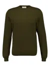 Piacenza Cashmere Long-sleeve Cashmere Sweater In Green
