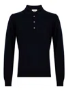 Piacenza Cashmere Polo Shirt In Blue